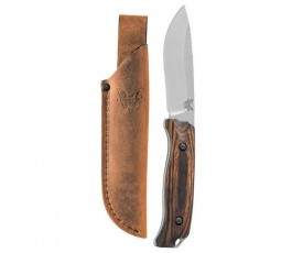 Benchmade 15001-2 Saddle Mountain Skinner w/Leather Sheath