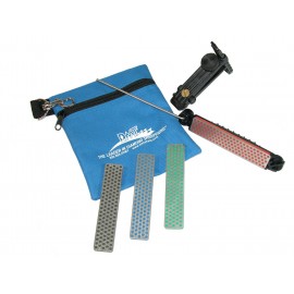 DMT AKEFCX Aligner 4-Stone Diamond Knife Sharpening Kit