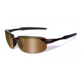 TOBI - Bronze Lens with Brown Crystal Frame