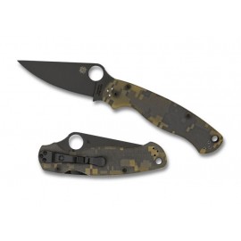 Spyderco Paramilitary 2 (Camo Handle, Black Blade) - C81GCMOBK2